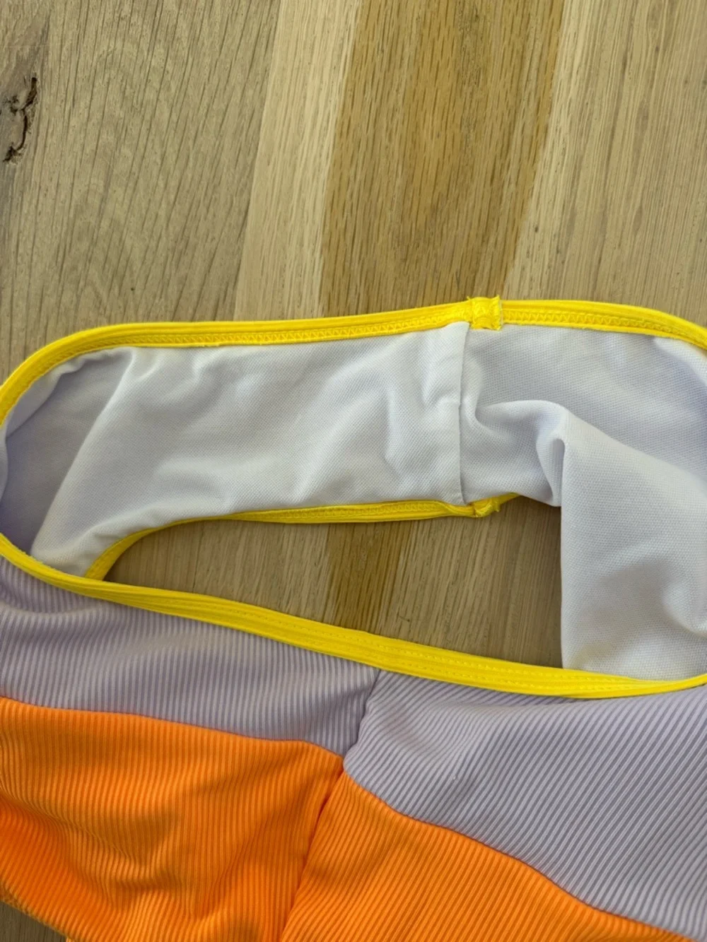 Bright Colorblock Full Coverage Bikini Set - Picture 5 of 8